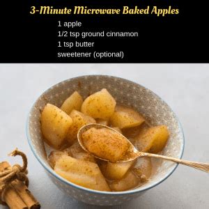 Microwave Baked Apples Insanely Good