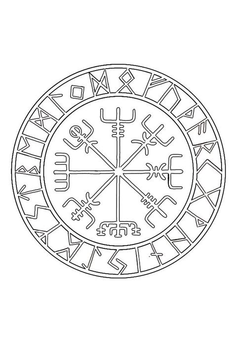 Viking Compass Viking Compass Tattoo Viking Tattoo Symbol Viking Tattoo Design