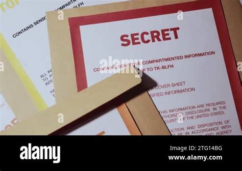 Top Shot Various Types Of Classified Information With Color Codes And