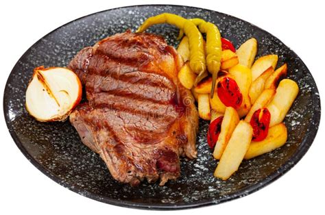 Grilled Beef Tenderloin Steak With Potato Stock Image Image Of