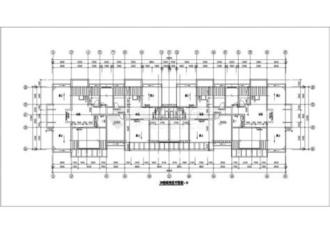 某多层底商住宅楼建筑全套cad施工图住宅小区土木在线