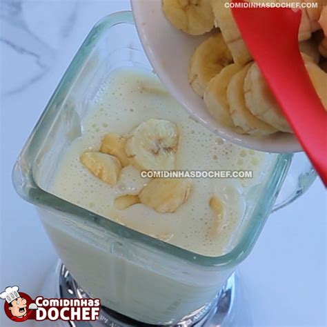 Bolo de Banana de Liquidificador Rápido Comidinhas do Chef