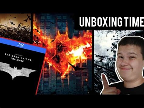 The Dark Knight Trilogie Blu Ray Box Unboxing Batman Thedarkknight