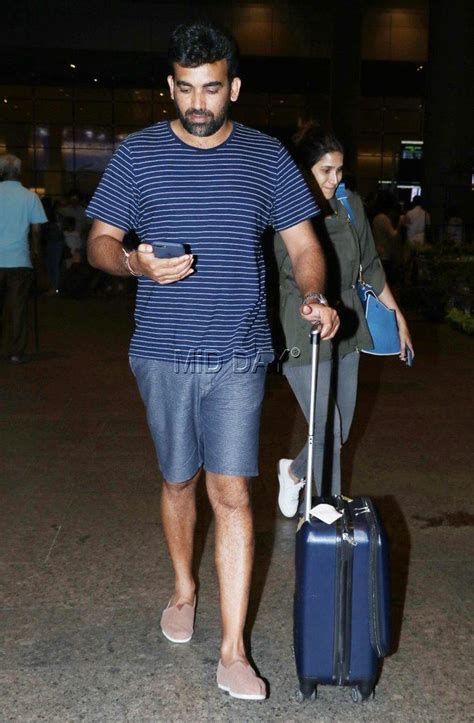 Photos Zaheer Khan Sagarika Ghatge Return From Their Honeymoon