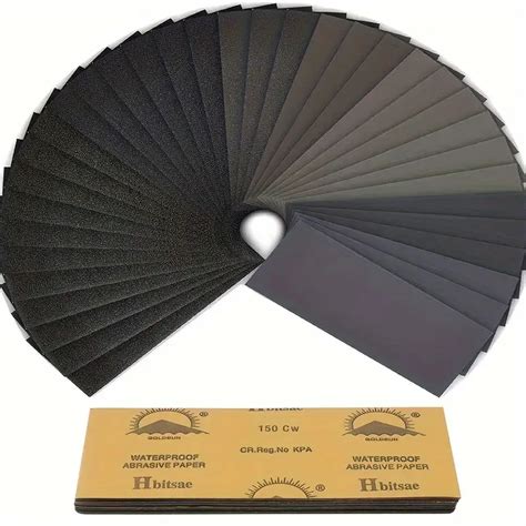 Assorted Grit Dry Wet Sandpaper 120 3000 Grit Sand Paper Temu