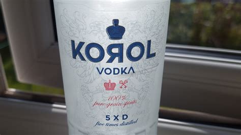 KOROL Vodka 40 LIDL UK YouTube