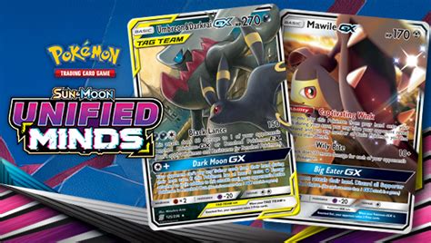 New Pokémon Gx From The Pokémon Tcg Sun And Moon—unified Minds Expansion