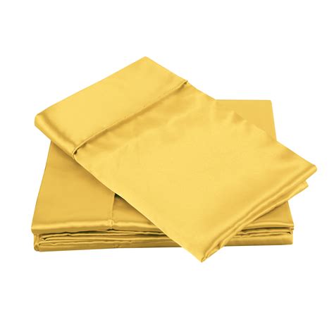 Gold Luxury Satin Sheet Set King Lot 921542 Allbids