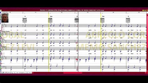 ÉXODO Y LIBERACIÓN PARTITURA ARREGLO CORAL DE MEMO SANCHEZ LEVI