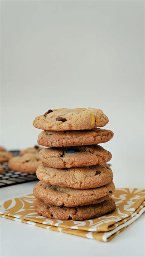 Crispy Chewy Chocolate Chip Mandms Cookies Recipe Indelight