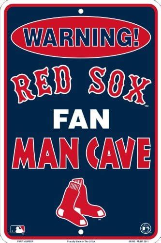 Boston Red Sox Fan Man Cave Metal Sign 8 X 12 Sports Fan