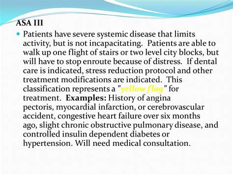 Asa classification