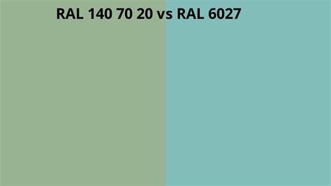 Ral 140 70 20 Vs 6027 Ral Colour Chart Uk