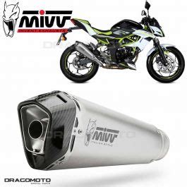 Exhaust MIVV KAWASAKI Z 125 2019 2021 DELTA RACE Silver Stainless Steel