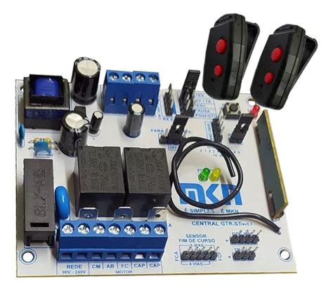 Placa Central Mkn Controles Para Motor Gatter Parcelamento