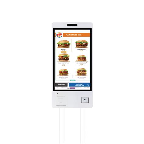 Inch Restaurant Fast Food Order Self Service Touchscreen Display