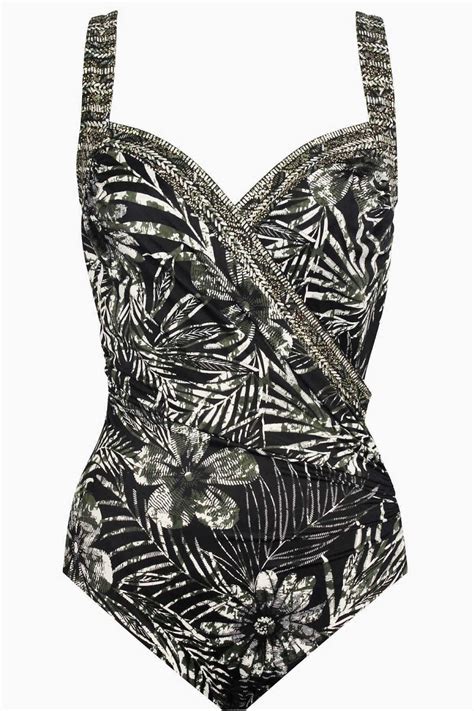 Miraclesuit Zahara Sanibel One Piece Swimsuit Black Multi Clearance