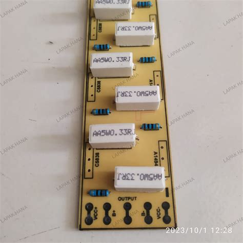 Jual Pcb Transistor Final Sanken Plus Komponen Set Set Pcb Semi