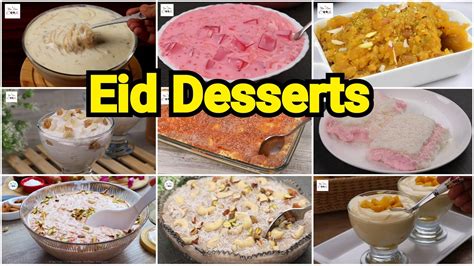 11 Quick And Easy Desserts For Eid By Yes I Can Cook Youtube