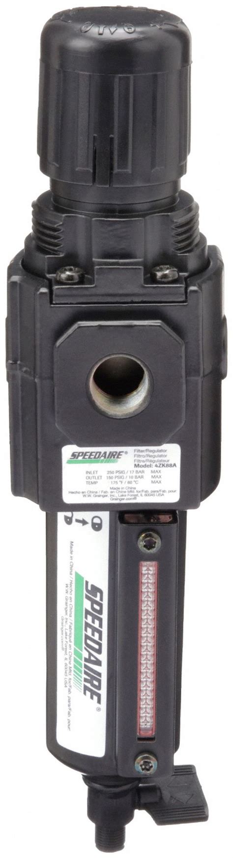 Speedaire In Npt Cfm Filter Regulator Zk Zk Grainger