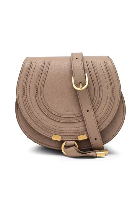 Chlo Chloe Small Marcie Saddle Crossbody Bag In Woodrose Buy