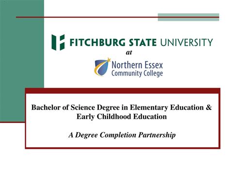 Ppt Bachelor Of Science Degree In Elementary Education And Early