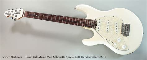 2010 Ernie Ball Musicman Silhouette Special Left Handed White