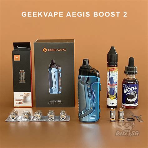 Geekvape B60 Aegis Boost 2 Pod Kit Geekvape Sg Relx Sg Vape Shop