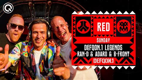 Defqon 1 Legends Ran D Adaro B Front I Defqon 1 Weekend Festival