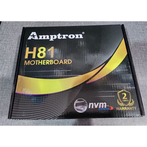 Jual MOTHERBOARD AMPTRON H81 SOCKET LGA 1150 DDR3 MOBO H81 H 81 NVME