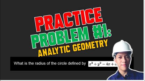 PRACTICE PROBLEM 1 ANALYTIC GEOMETRY YouTube