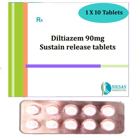 Diltiazem 60mg Tablets General Medicines At Best Price In Ankleshwar