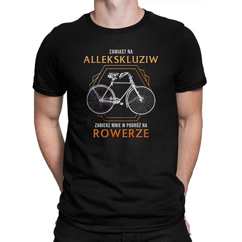 Prezent Dla Rowerzysty Koszulka M Ska Z Rowerem Allegro Pl