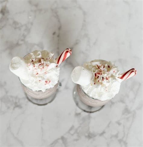 Frozen Peppermint Hot Chocolate Lauren Elyce