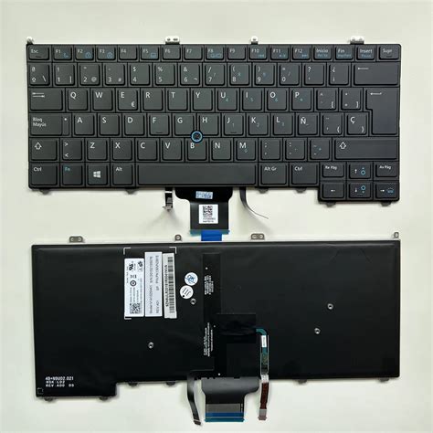 Teclado Espa Ol Retroiluminado Para Port Til Accesorio Para DELL