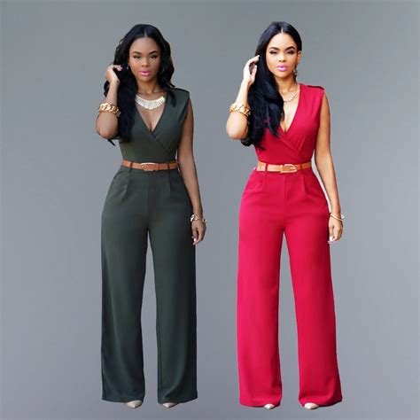 Fashion Sexy Jumpsuits Ladies Loose Slim Casual Party Overalls Women