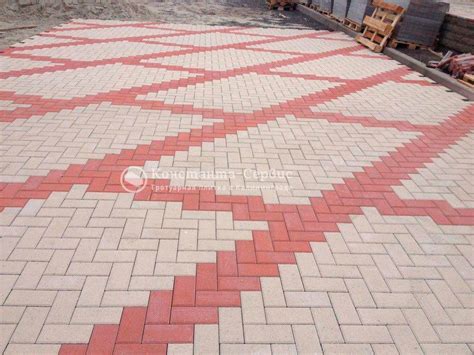 Дорожная плитка «Кирпич» 6см