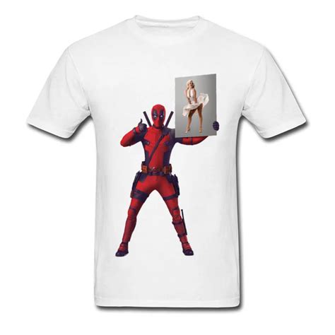 Men S Deadpool Tshirt Oversize Cool Tees Mens Summer Fashion T Shirts American Marvel Anime T