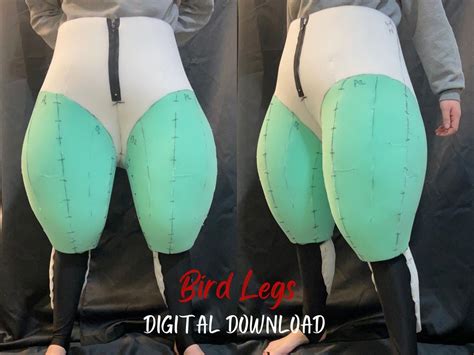 Hollow Foam Bird Leg Pattern Etsy