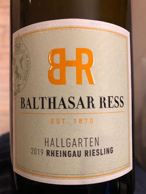 2020 Balthasar Ress Hallgarten Riesling Trocken Germany Rheingau