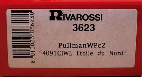 RIVAROSSI 3650 PULLMANN EXPRESS INTRAFLUG CIWL Acheter