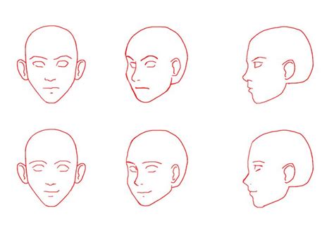 How to draw Head Turnarounds - Both Male (Top) and Female (Bottom ...