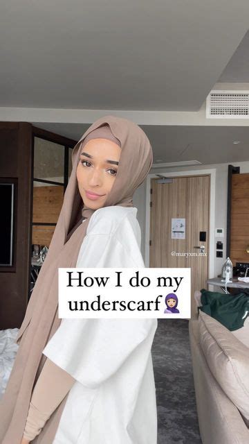 Maryam On Instagram Underscarf Tutorial 🧕🏼my Hijab Sits On So Nicely When I Do This Makesure