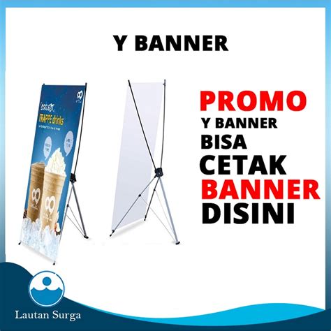 Jual Standing Y Banner Y Banner Alumunium Ukuran 60x160 Y Banner