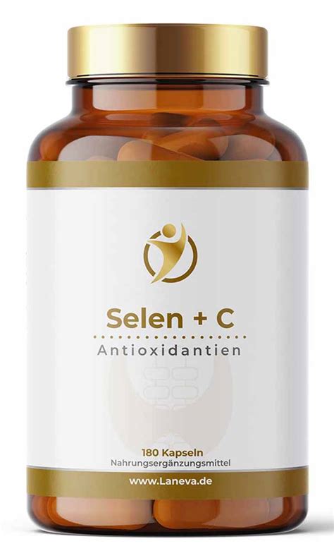 Selen + C - in der besonders gut aufnehmbaren Form als Selenmethionin ...