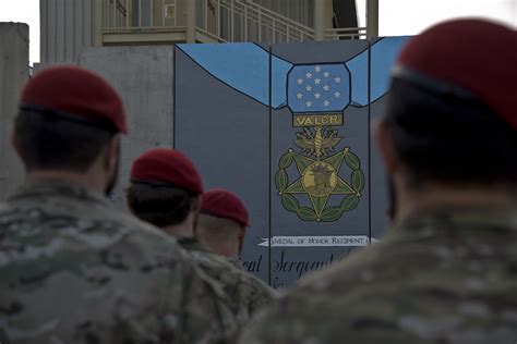 Camp Cunningham Honors Medal Of Honor Recipient Master Sgt John