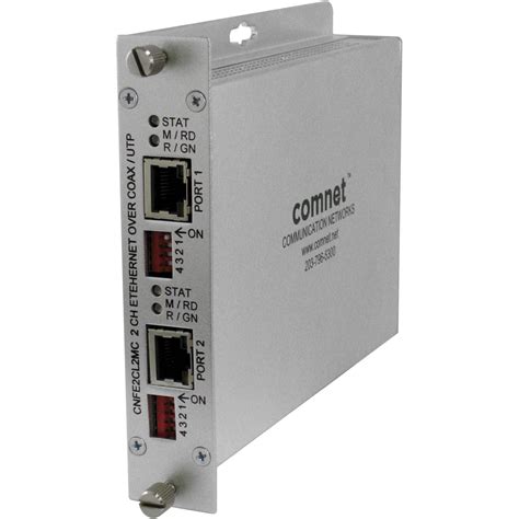 COMNET 2 Ethernet Channels over 2 Twisted Pair/2 CNFE2CL2MC B&H
