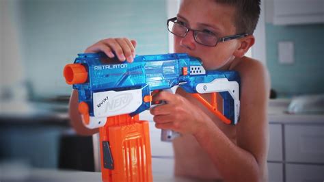 Nerf War Poolside Battle YouTube