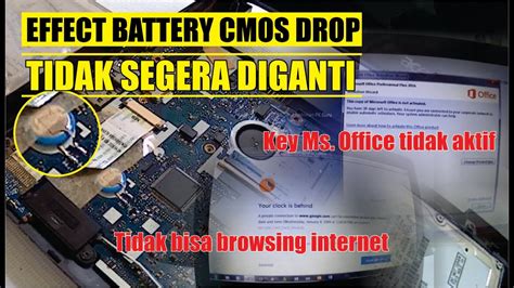 Full Replacement Battery Cmos Mengganti Battery Cmos Drop Habis