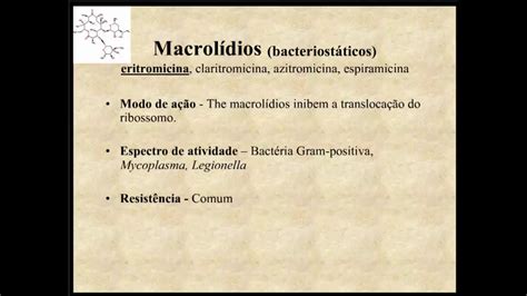 Aprenda Plugado Bacteriologia Aula Slide Macrol Dios Youtube